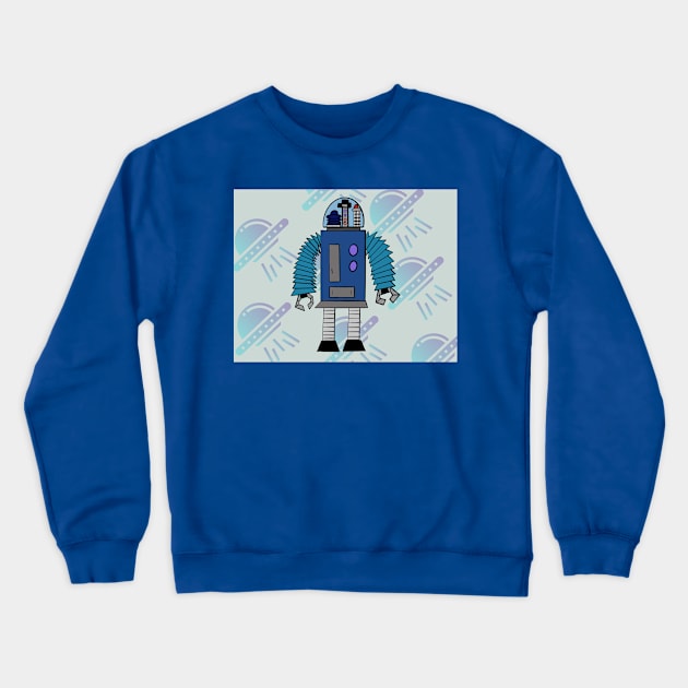 February Forbidden Robot Crewneck Sweatshirt by Soundtrack Alley